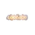 Petra Wall Sconce, Genuine Alabaster Shade, Gold Finish, Integrated LED