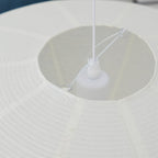 Washi Paper Swag Pendant Light, Mulberry Shade, E26/E27, Plug-In