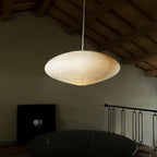 Washi Paper Swag Pendant Light, Mulberry Shade, E26/E27, Plug-In
