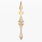 Washi Paper E Pendant Light, Tall Mulberry Shade, E26/E27, Hardwired