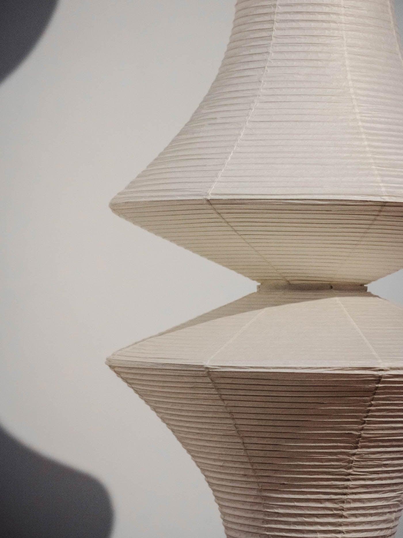Washi Paper E Pendant Light, Tall Mulberry Shade, E26/E27, Hardwired