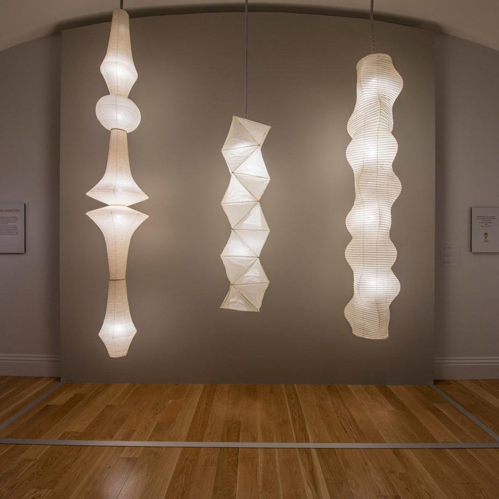 Washi Paper E Pendant Light, Tall Mulberry Shade, E26/E27, Hardwired