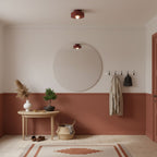 Simon Ceiling Light, Stacked Resin Cylinders, E27 Socket, Sculptural