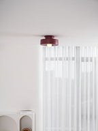 Simon Ceiling Light, Stacked Resin Cylinders, E27 Socket, Sculptural