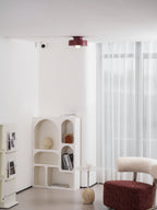 Simon Ceiling Light, Stacked Resin Cylinders, E27 Socket, Sculptural