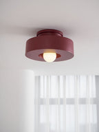 Simon Ceiling Light, Stacked Resin Cylinders, E27 Socket, Sculptural