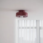 Simon Ceiling Light, Stacked Resin Cylinders, E27 Socket, Sculptural