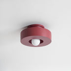 Simon Ceiling Light, Stacked Resin Cylinders, E27 Socket, Sculptural