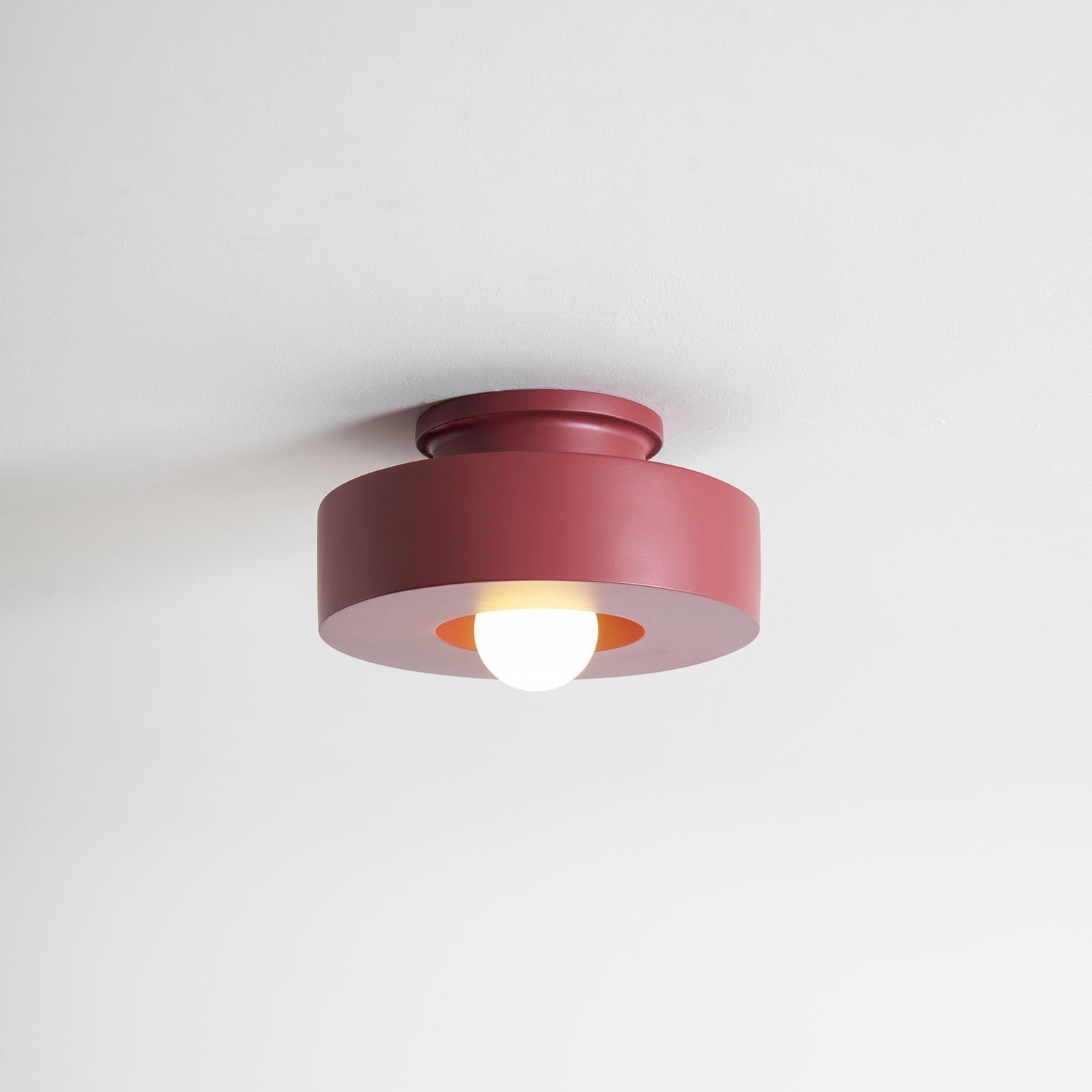Simon Ceiling Light, Stacked Resin Cylinders, E27 Socket, Sculptural