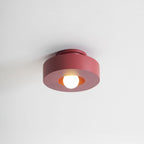 Simon Ceiling Light, Stacked Resin Cylinders, E27 Socket, Sculptural