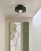Simon Ceiling Light, Stacked Resin Cylinders, E27 Socket, Sculptural