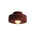 Simon Ceiling Light, Stacked Resin Cylinders, E27 Socket, Sculptural