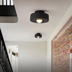 Simon Ceiling Light, Stacked Resin Cylinders, E27 Socket, Sculptural