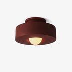 Simon Ceiling Light, Stacked Resin Cylinders, E27 Socket, Sculptural