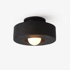 Simon Ceiling Light, Stacked Resin Cylinders, E27 Socket, Sculptural