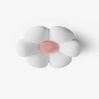 Flower Ceiling Light, Six-Petal Acrylic Shade, Integrated LED, Dimmable
