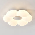 Flower Ceiling Light, Six-Petal Acrylic Shade, Integrated LED, Dimmable