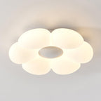 Flower Ceiling Light, Six-Petal Acrylic Shade, Integrated LED, Dimmable