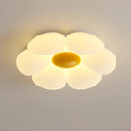 Flower Ceiling Light, Six-Petal Acrylic Shade, Integrated LED, Dimmable