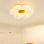 Flower Ceiling Light, Six-Petal Acrylic Shade, Integrated LED, Dimmable