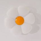 Flower Ceiling Light, Six-Petal Acrylic Shade, Integrated LED, Dimmable