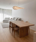 Tense Pendant Light, Tyvek Paper Shade, White and Black, Warm Dimmable