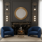 Vertical Balls Wall Lamp, Brass Black or Nickel, Glass Globe, Dimmable