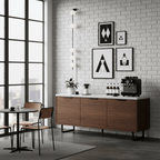 Vertical Balls Wall Lamp, Brass Black or Nickel, Glass Globe, Dimmable