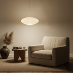 Washi Paper Swag Pendant Light, Mulberry Shade, E26/E27, Plug-In