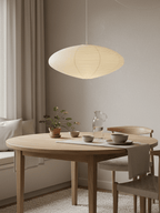 Washi Paper Swag Pendant Light, Mulberry Shade, E26/E27, Plug-In