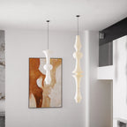 Washi Paper E Pendant Light, Tall Mulberry Shade, E26/E27, Hardwired