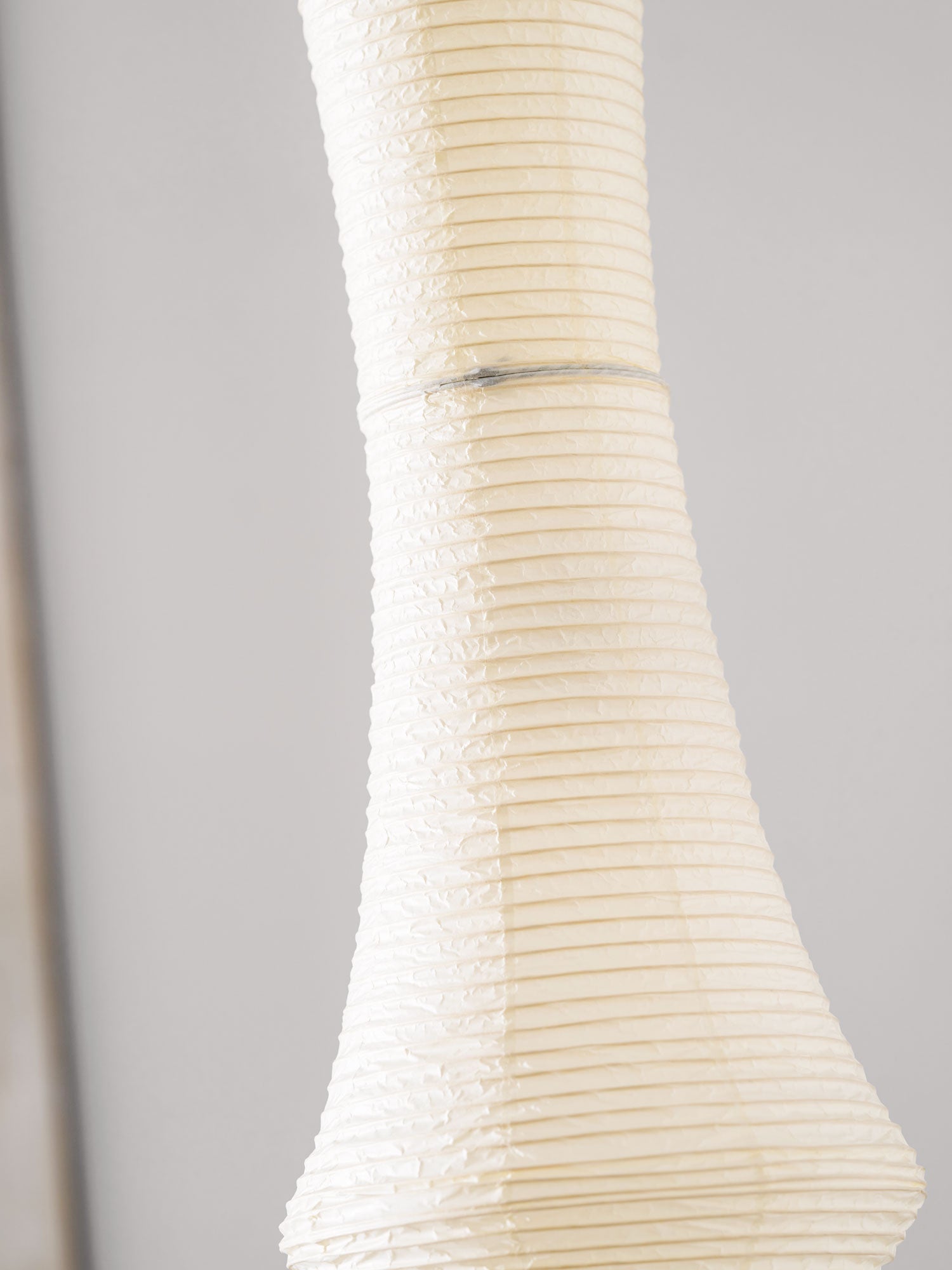 Washi Paper E Pendant Light, Tall Mulberry Shade, E26/E27, Hardwired