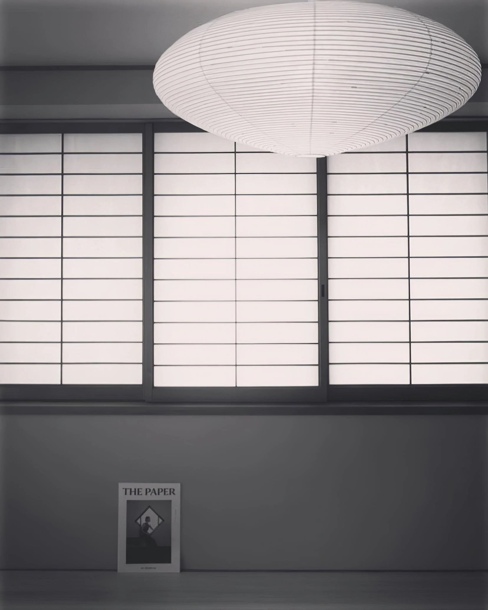 Washi Paper Swag Pendant Light, Mulberry Shade, E26/E27, Plug-In