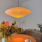 Washi Paper Swag Pendant Light, Mulberry Shade, E26/E27, Plug-In