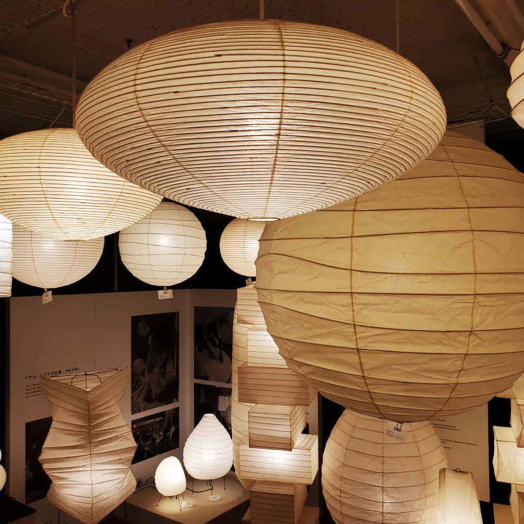 Washi Paper Swag Pendant Light, Mulberry Shade, E26/E27, Plug-In