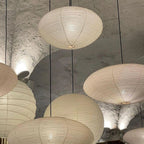 Washi Paper Swag Pendant Light, Mulberry Shade, E26/E27, Plug-In