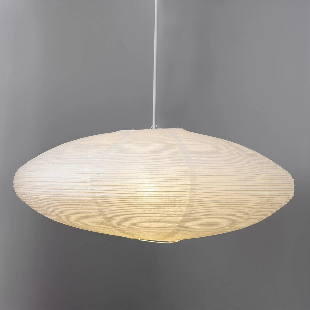 Washi Paper Swag Pendant Light, Mulberry Shade, E26/E27, Plug-In