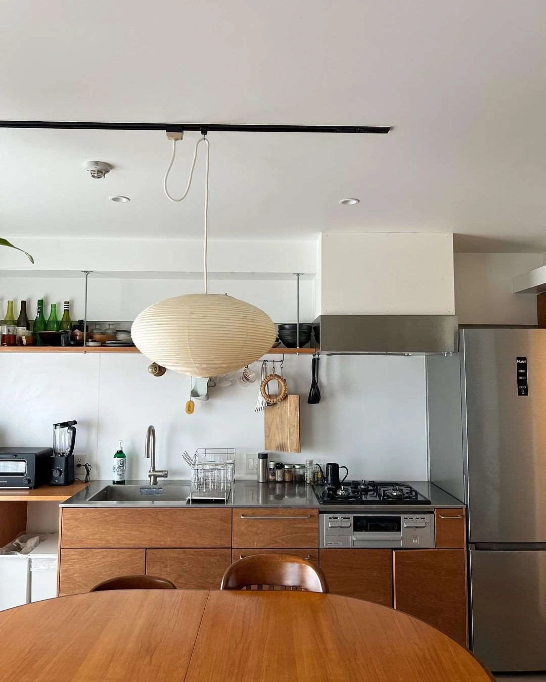 Washi Paper Swag Pendant Light, Mulberry Shade, E26/E27, Plug-In