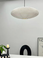 Washi Paper Swag Pendant Light, Mulberry Shade, E26/E27, Plug-In