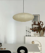Washi Paper Swag Pendant Light, Mulberry Shade, E26/E27, Plug-In