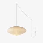 Washi Paper Swag Pendant Light, Mulberry Shade, E26/E27, Plug-In