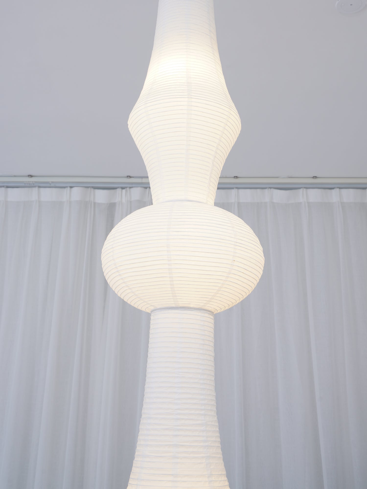 Washi Paper E Pendant Light, Tall Mulberry Shade, E26/E27, Hardwired