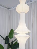 Washi Paper E Pendant Light, Tall Mulberry Shade, E26/E27, Hardwired