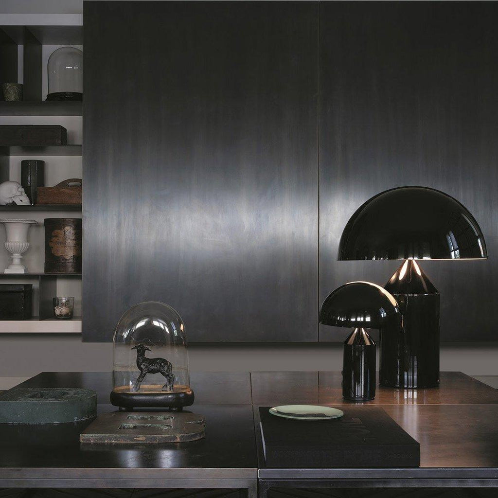 Atollo Table Lamp, Sculptural Metal, Matte or Bright Finish, G9/E14