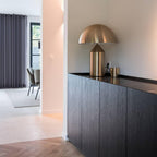 Atollo Table Lamp, Sculptural Metal, Matte or Bright Finish, G9/E14